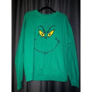 Ugly Christmas Sweater Xmas Sweatshirt Crewneck Size XL Grinch